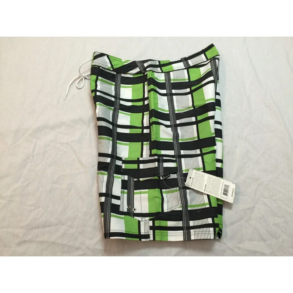 NWT LEVEL SIX MENS CARGO SWIM BOARD SHORTS SHORTS SIZE 34